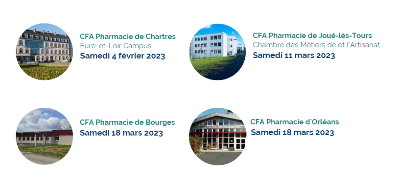 Portes ouvertes 2023 CFA Pharmacie