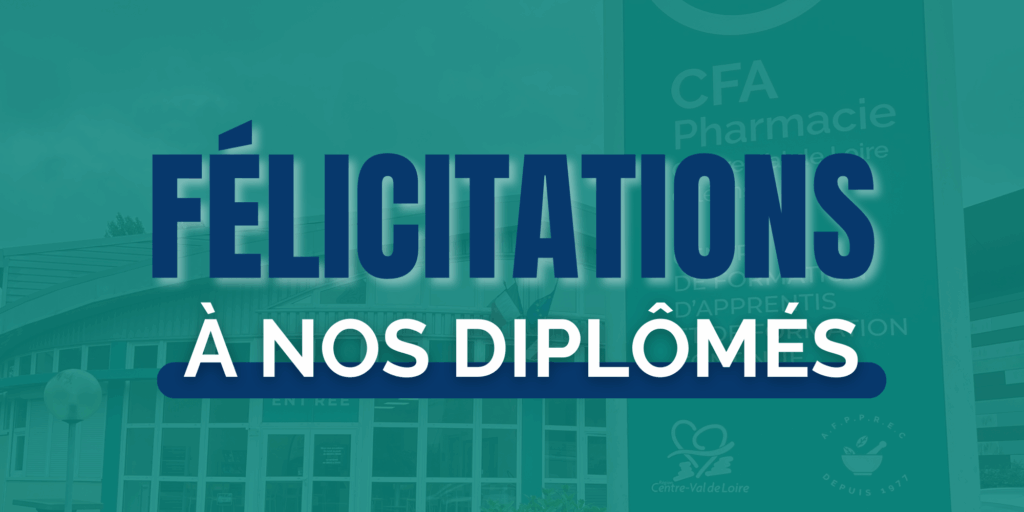 Texte "Félicitations à nos diplômés"