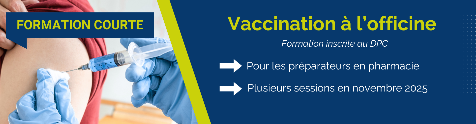 Formez-vous à la vaccination