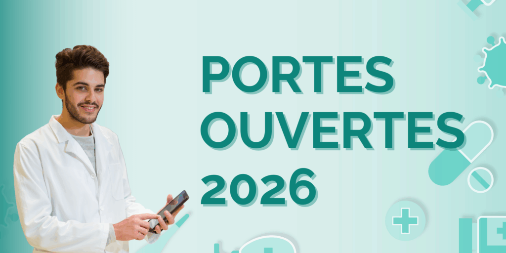 Texte "portes ouvertes 2026"