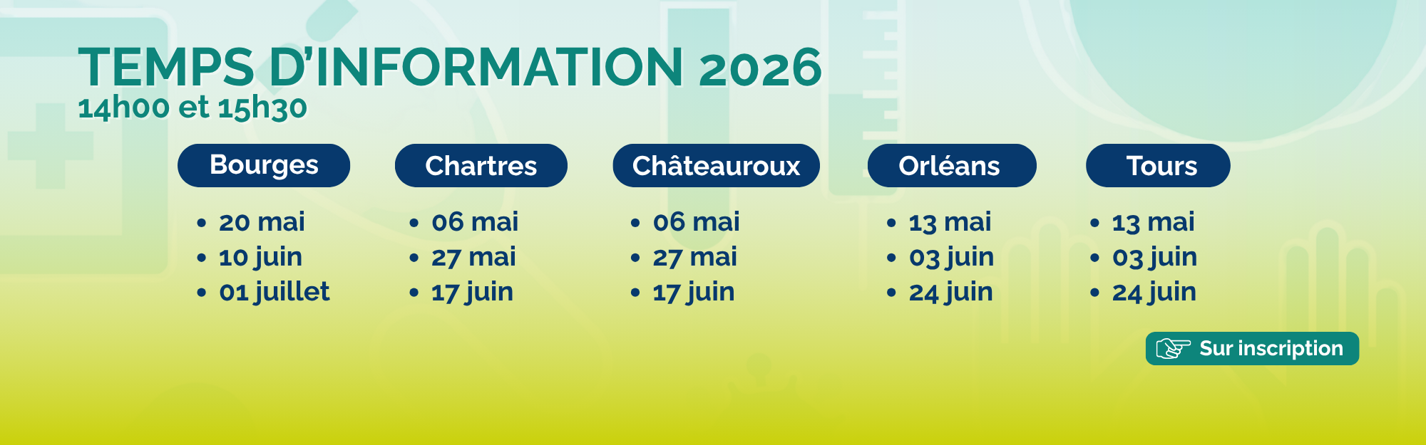 Temps d&rsquo;information