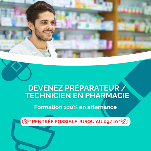 Devenez préparateur (rentrée tardive)