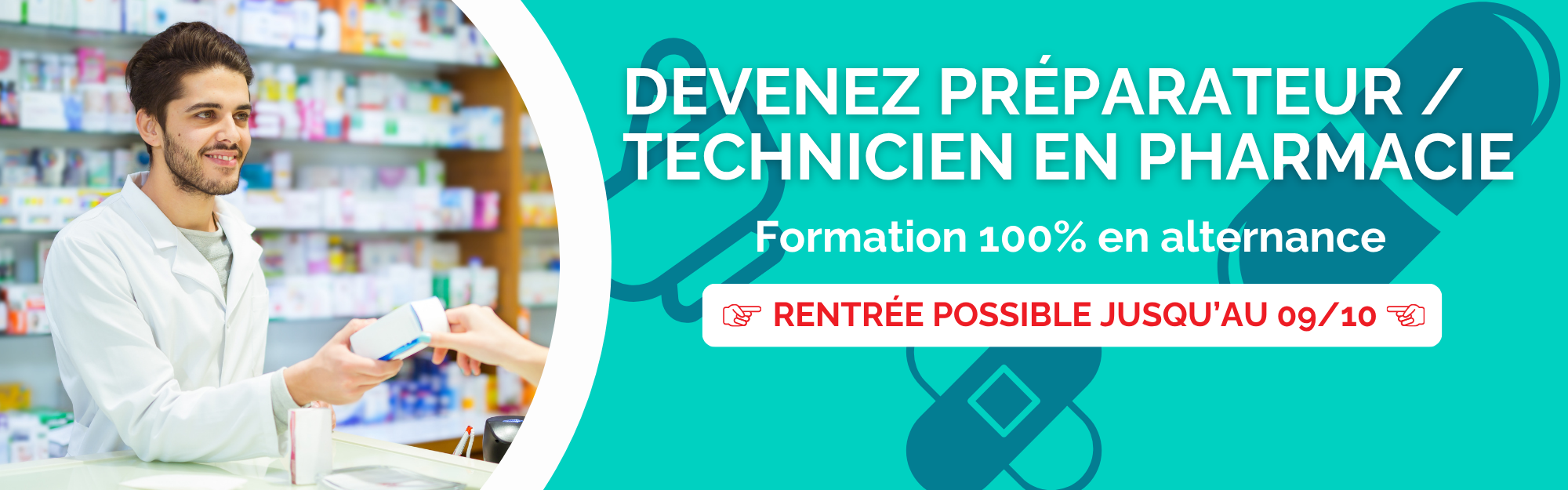 Devenez préparateur (rentrée tardive)