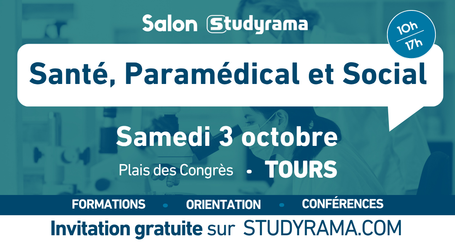 Salon Studyrama Tours (spécial santé)